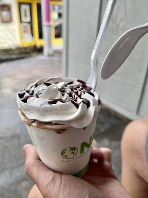 Chocolate hurricane  at Sweet Journey Soft Serve in Kailua Kona
