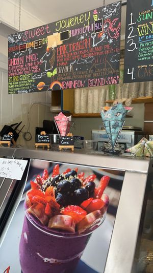   at Sweet Journey Soft Serve in Kailua Kona
