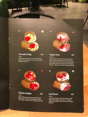 Menu page 15 at Green & Protein in Tirana