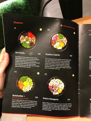 Menu page 10 at Green & Protein in Tirana