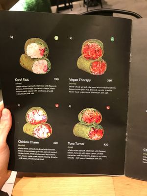 Menu page 14 at Green & Protein in Tirana