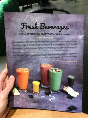 Menu page 26 at Green & Protein in Tirana