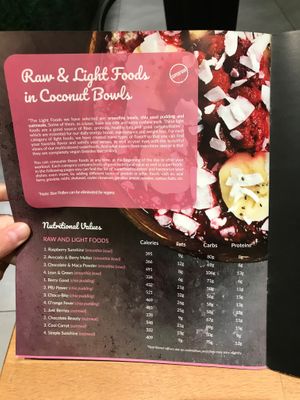 Menu page 25 at Green & Protein in Tirana