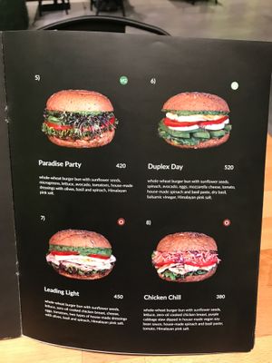 Menu page 20 at Green & Protein in Tirana