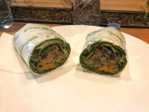 Gut Power Vegan Wrap at Green & Protein in Tirana