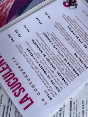   at La Suculenta in Guayaquil