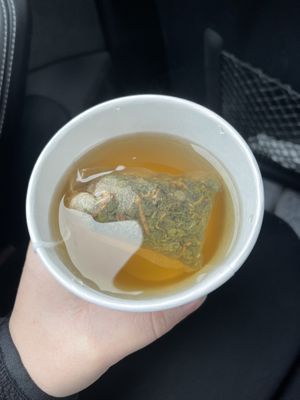 tea (milk oolong)  #Veganuary at Hail Snail in Portland