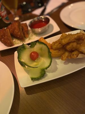 Salt And Pepper Calamari at The Orchid Vegan Restaurant in York