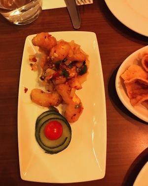 🍤  at The Orchid Vegan Restaurant in York