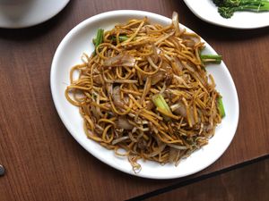 Noodles  at The Orchid Vegan Restaurant in York