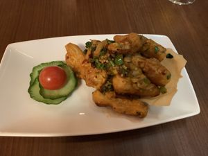 Calamari - vg  at The Orchid Vegan Restaurant in York