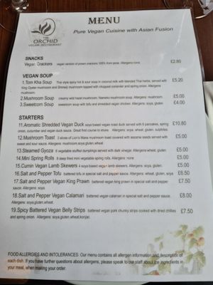  at The Orchid Vegan Restaurant in York
