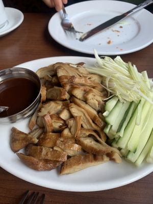 Shredded “Duck"  at The Orchid Vegan Restaurant in York