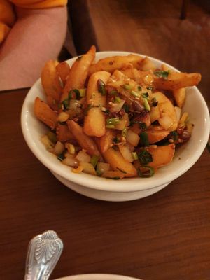 Salt & Pepper chips at The Orchid Vegan Restaurant in York
