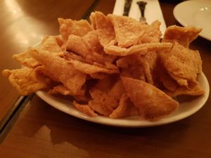 Vegan Crackers at The Orchid Vegan Restaurant in York