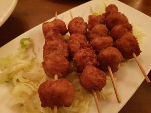 Cumin Vegan Lamb Skewers at The Orchid Vegan Restaurant in York