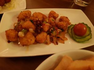 Salt and Pepper Tofu at The Orchid Vegan Restaurant in York