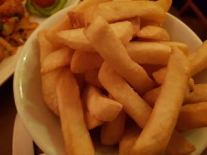 Chips at The Orchid Vegan Restaurant in York