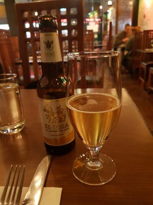 Cheers 🍻 at The Orchid Vegan Restaurant in York