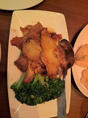 Char sui at The Orchid Vegan Restaurant in York