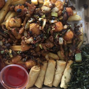 Salt n pepper munch box  at The Orchid Vegan Restaurant in York