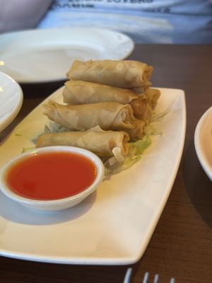 Mini Spring Rolls  at The Orchid Vegan Restaurant in York