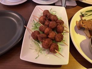 I know not all vegans like meat substitutes, but these are really top level ones.   at The Orchid Vegan Restaurant in York