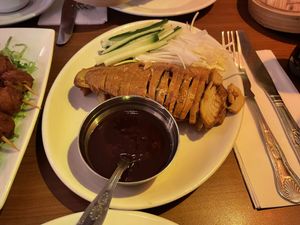 Duck but not duck  at The Orchid Vegan Restaurant in York