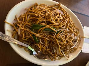 Noodles  at The Orchid Vegan Restaurant in York