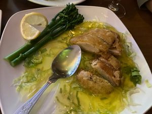 Lemon chicken   at The Orchid Vegan Restaurant in York