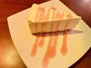 Cheesecake   at The Orchid Vegan Restaurant in York