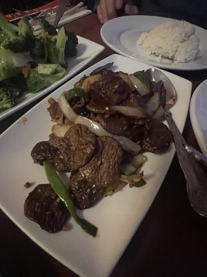 Mongolian Beef  at The Orchid Vegan Restaurant in York