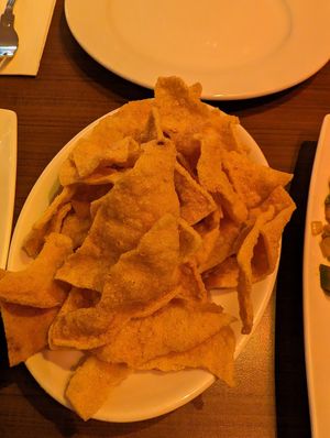 Crackers at The Orchid Vegan Restaurant in York