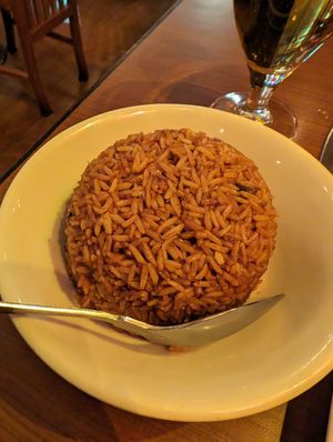 Rice at The Orchid Vegan Restaurant in York