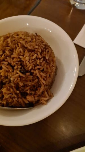 Mushroom rice at The Orchid Vegan Restaurant in York