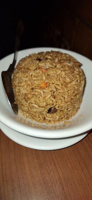 Shitake fried rice at The Orchid Vegan Restaurant in York