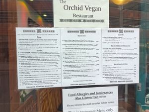  at The Orchid Vegan Restaurant in York