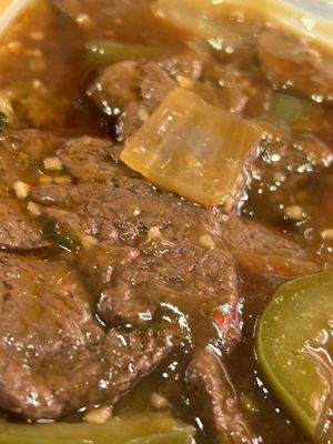 General Tsos Vegan Beef - Spicy  at The Orchid Vegan Restaurant in York