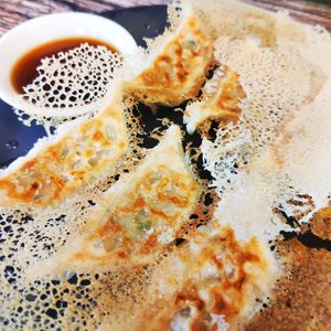 Vegan Gyoza at The Orchid Vegan Restaurant in York