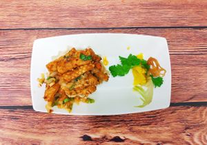 Salt and Pepper Vegan Calamari at The Orchid Vegan Restaurant in York