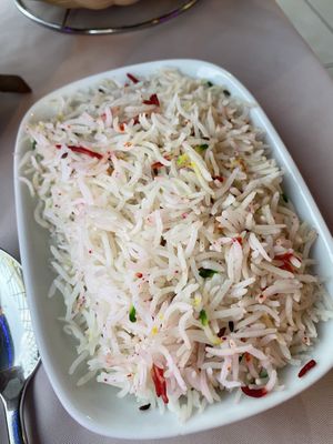 Pilau Rice at Tandoori Hut in Tenerife