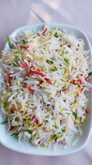 Pilau rice. at Tandoori Hut in Tenerife