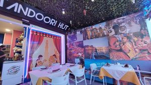 Outside sitting area. at Tandoori Hut in Tenerife