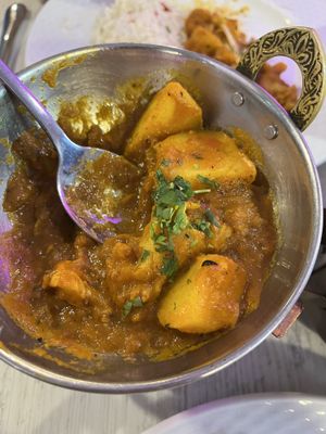 Aloo Gobi  at Tandoori Hut in Tenerife