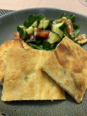 Beautiful lunch with my mum’ home made salad  at Tammy's Borek in Preston