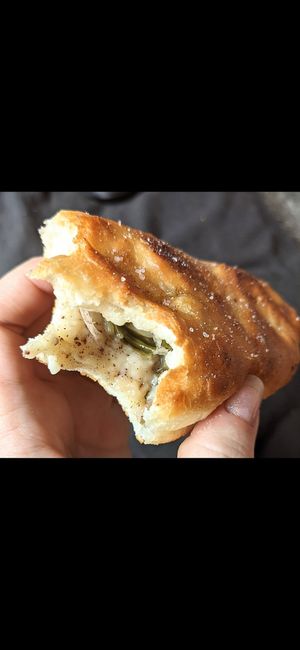 Vegan spinach and cheese at Tammy's Borek in Preston