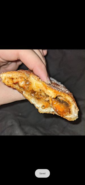 Vegan cheese and mushroom at Tammy's Borek in Preston