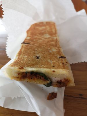 Vegan Lamb and Spinach Borek at Tammy's Borek in Preston