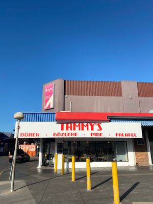 Store front, across from Asian grocer  at Tammy's Borek in Preston