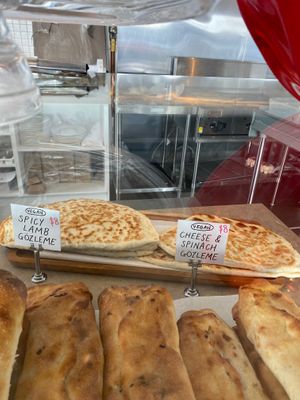 Vegan gözleme  at Tammy's Borek in Preston